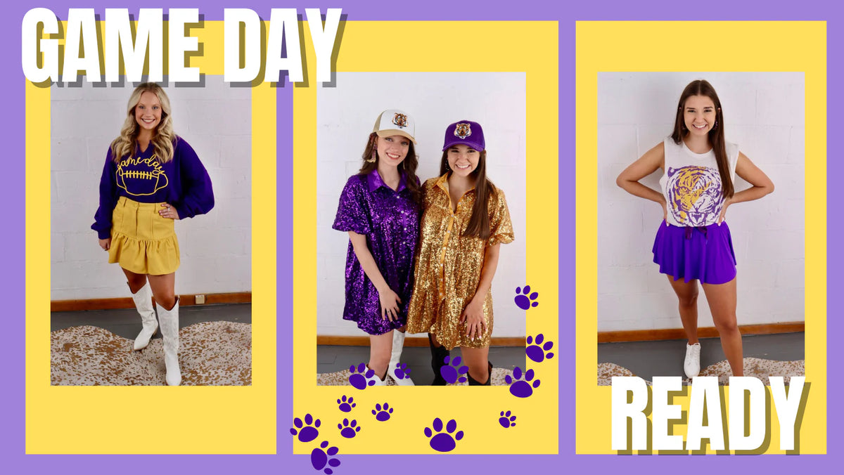 PURPLE & GOLD!!  NOLA BOO