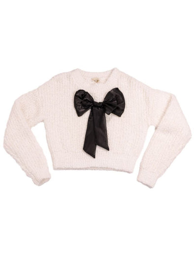 Sweater Top With Front Bow (XS-XXL)
