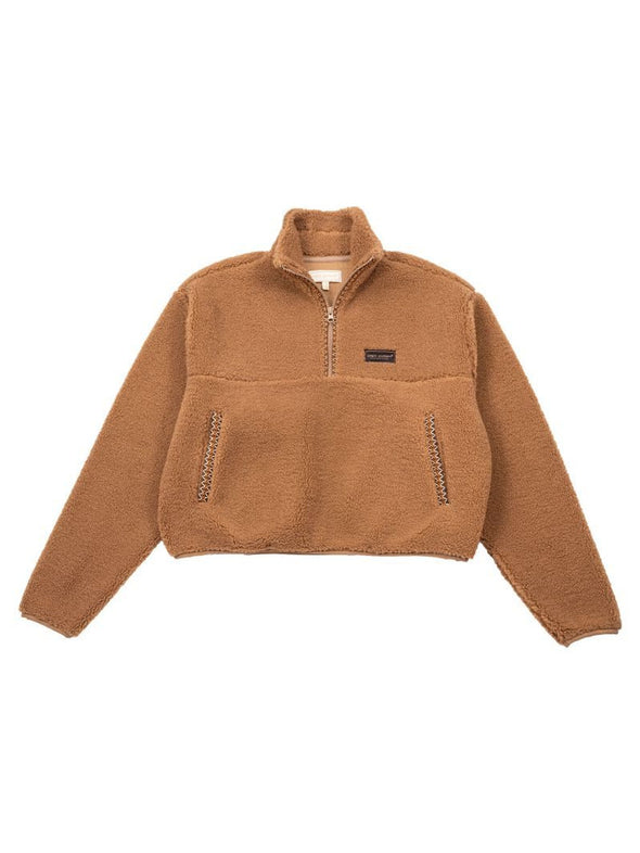 Sherpa Half Zip Jacket in 2 Colors (XS-XXL)