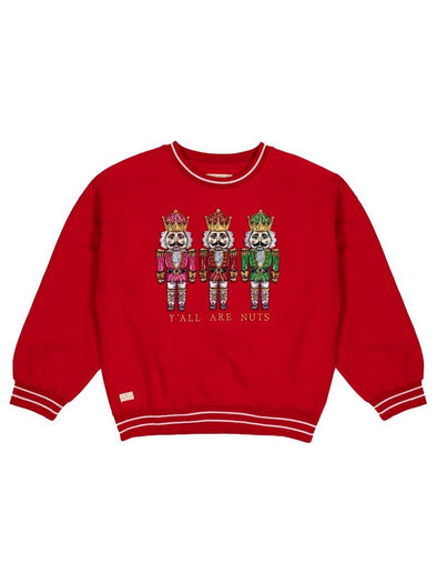 Holiday Nutcracker Varsity Pullover (XS-XXL)