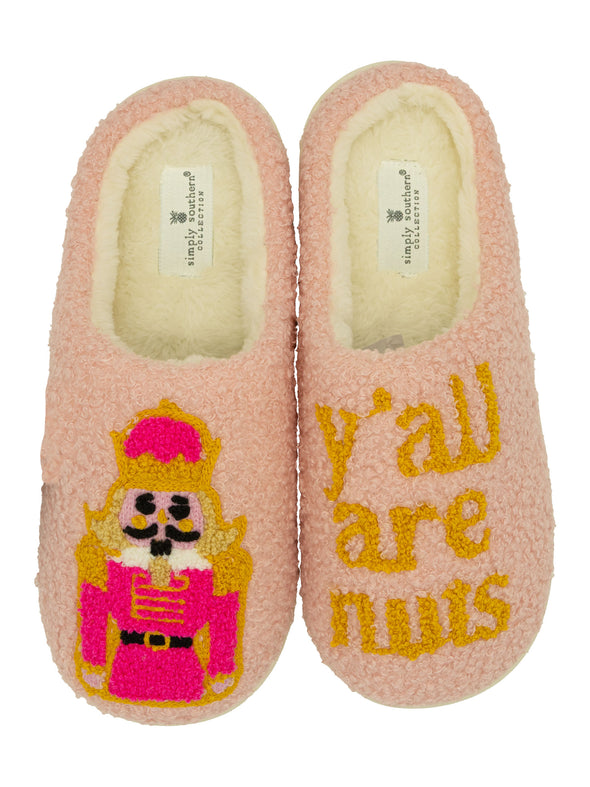 Sherpa Christmas Slippers in 2 Options