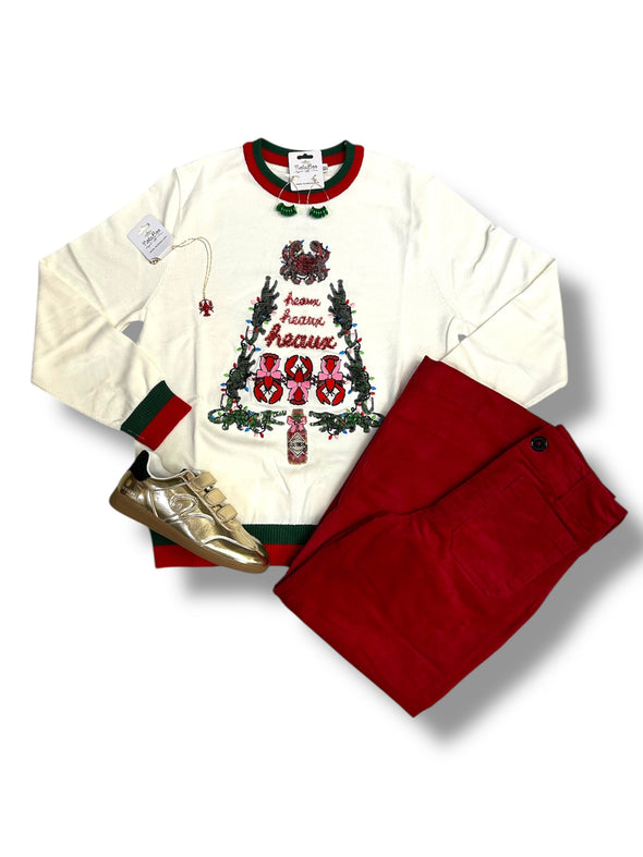 Cajun Christmas Tree Sweater (XS-2XL)