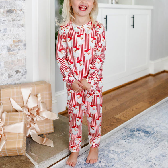 Kid's Annie Red Santa Baby Pajama Set (2T-XL)