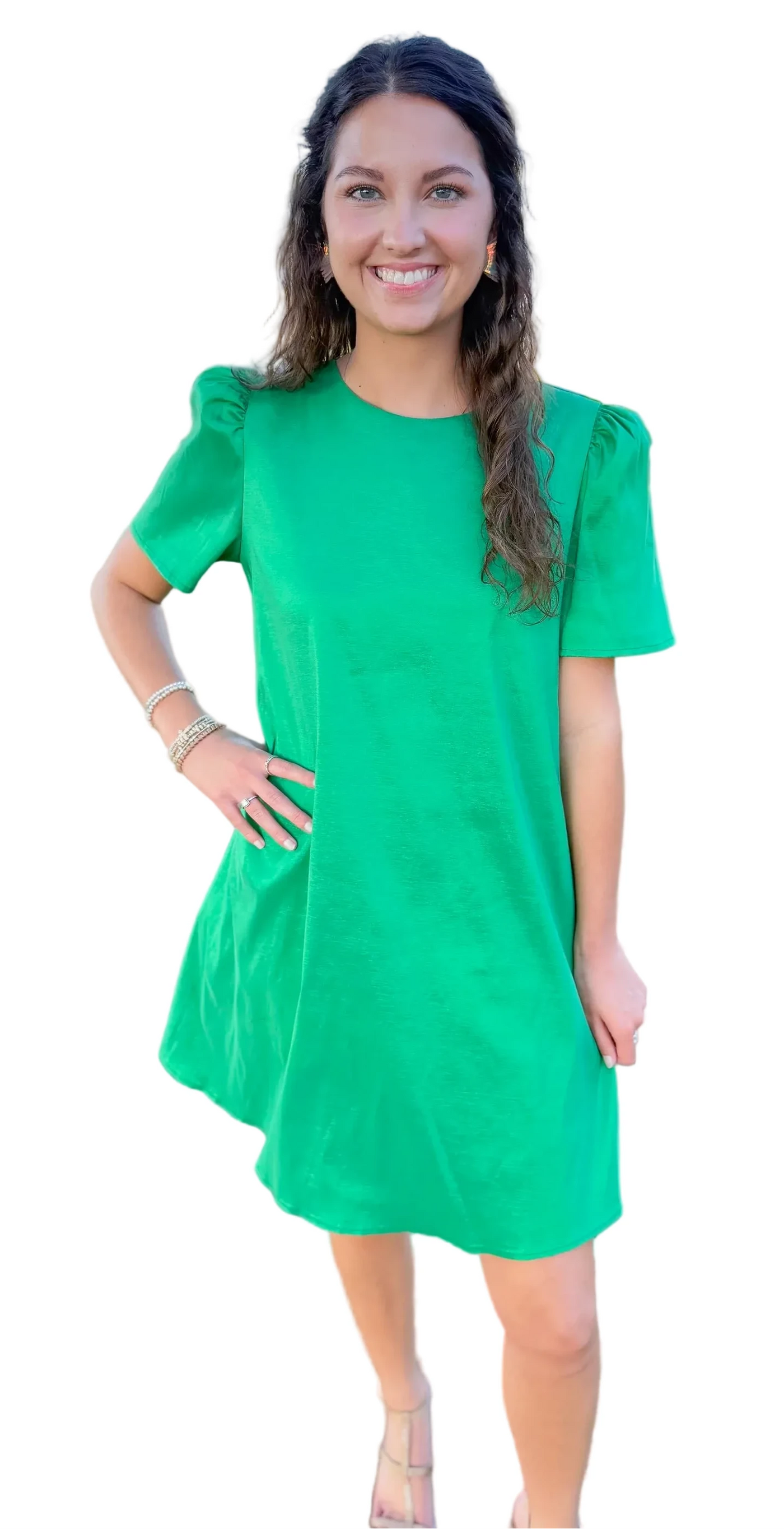 Chappell Dress With Bow Back (S-3X) 1X Chappell Dress With Bow Back (S-3X) 1X