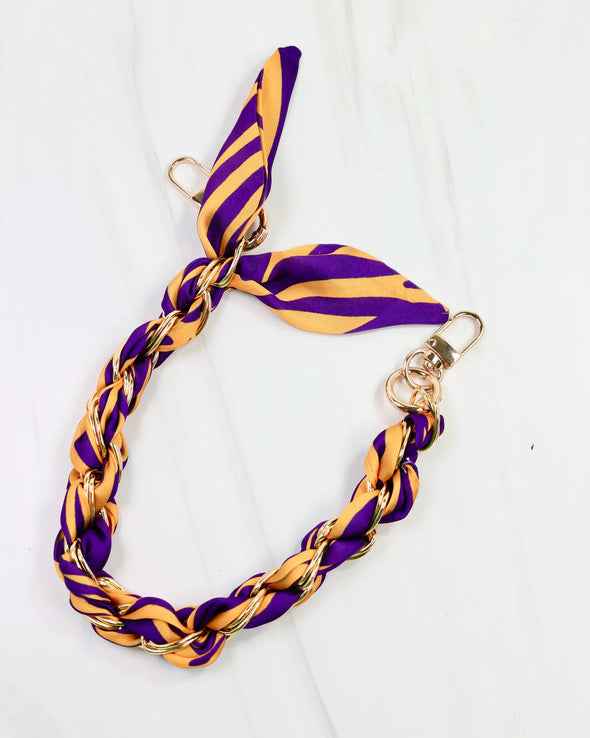 Serafina Game Day Scarf Purse Chain in 2 Options