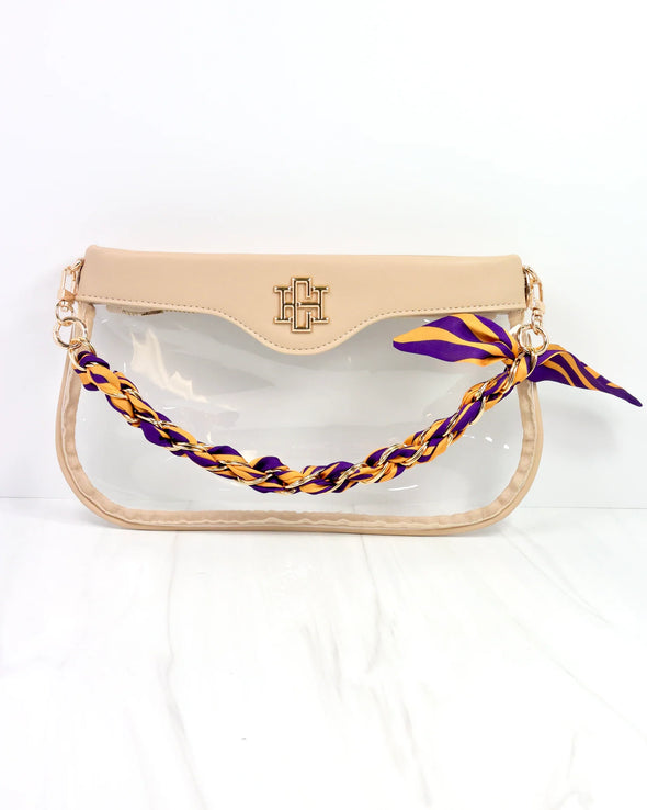 Serafina Game Day Scarf Purse Chain in 2 Options