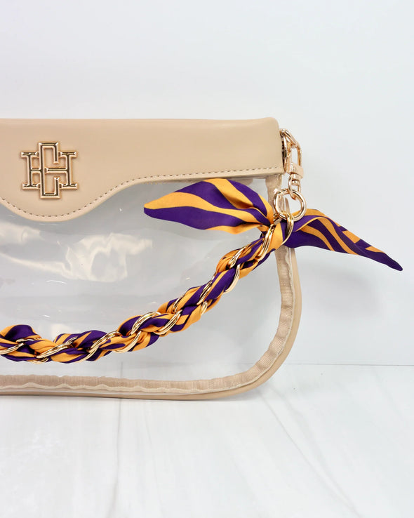 Serafina Game Day Scarf Purse Chain in 2 Options