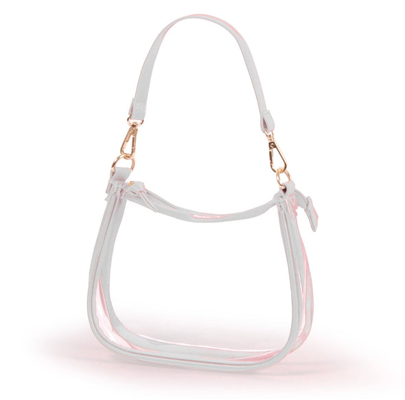 The Clara White Clear Purse