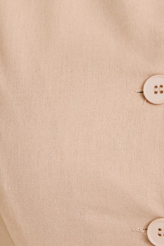 Sleeveless Blazer Dress