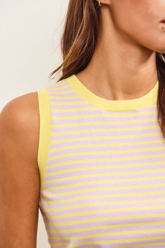 Striped Sweater Top And Flare Skort Set (SOLD SEPARATELY)