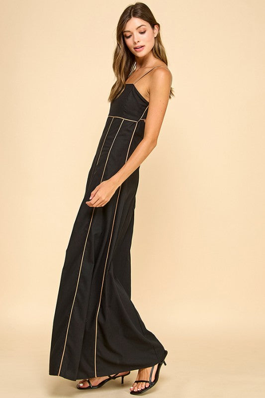 Maxi Dress With Fitted Bodice