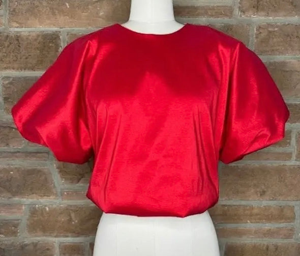 Camdyn Stretch Bubble Hem Top in 2 Colors
