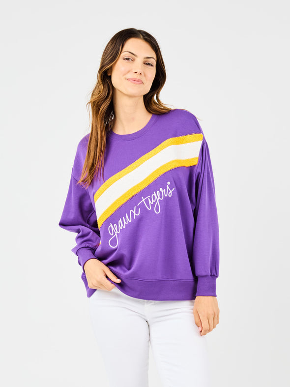 Sarah Geaux Tigers Sweatshirt (XS-2X)