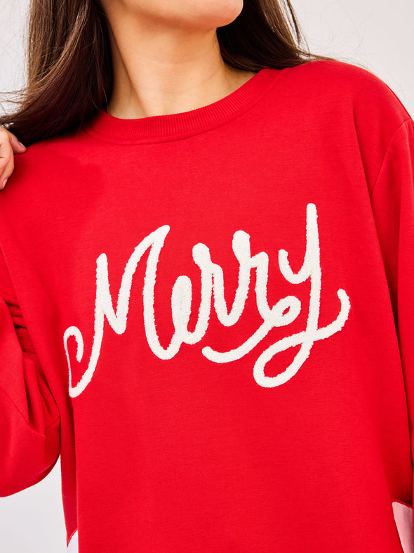Lakelyn Merry Bow Sweatshirt (XS-2X)