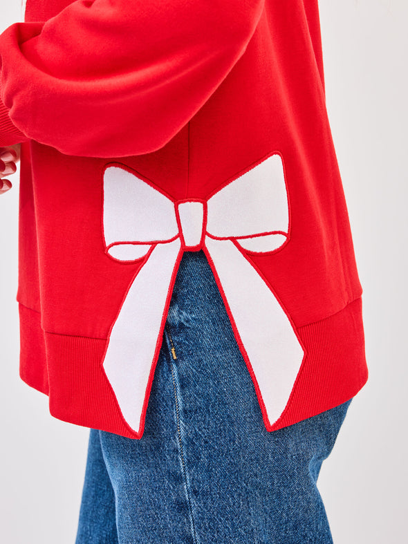 Lakelyn Merry Bow Sweatshirt (XS-2X)