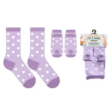 Pet And Owner Sock Sets in 6 Options