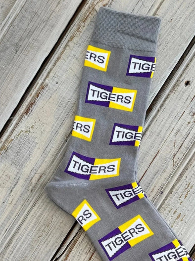 Tigers Two Tone Socks