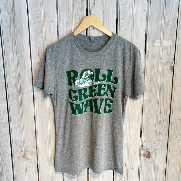 Tulane Roll Green Wave Unisex Tee (S-XXXL)