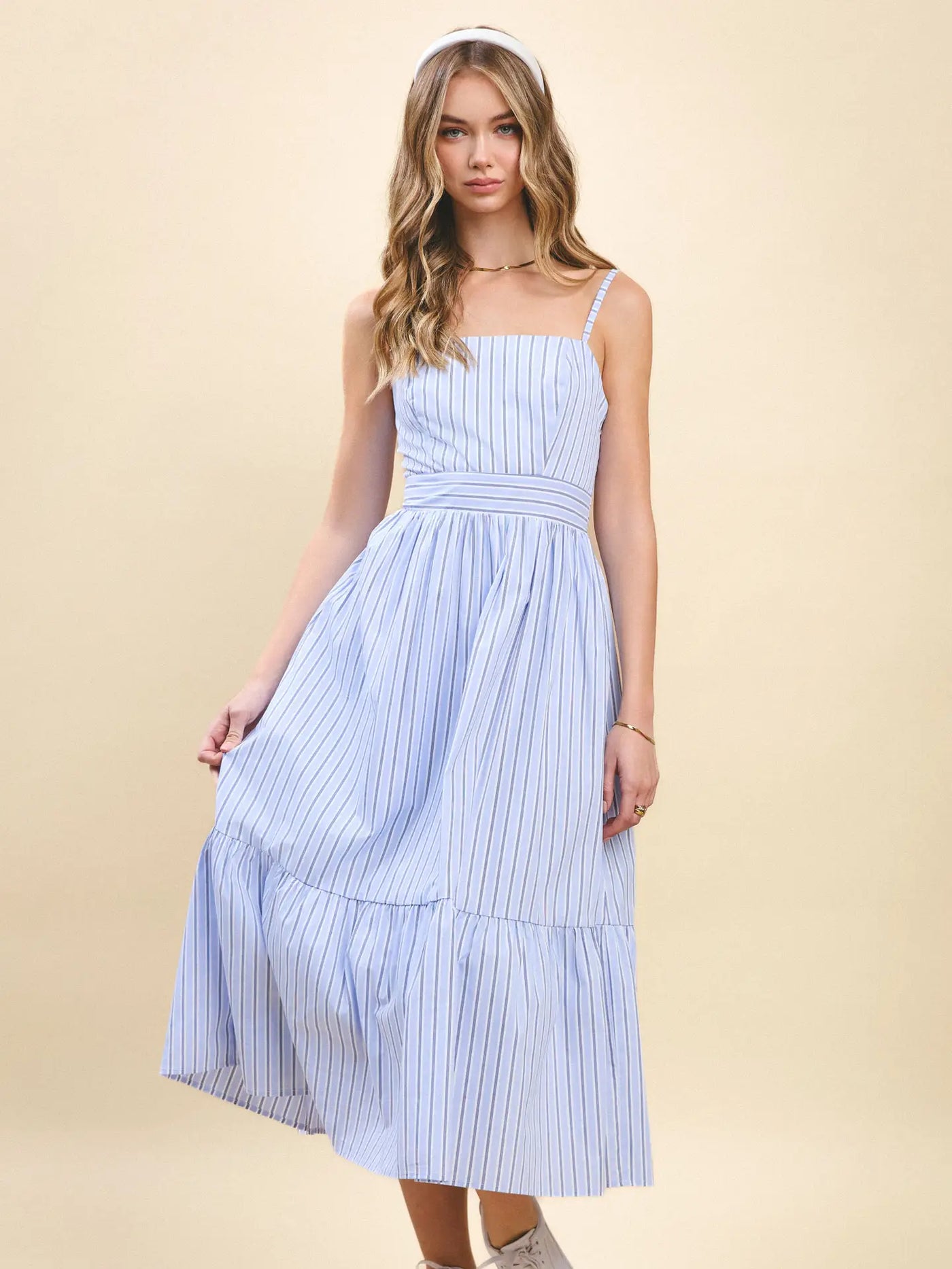 nola midi dress Nola Shirred Asymmetric Midi Dress / Mocha | MESHKI