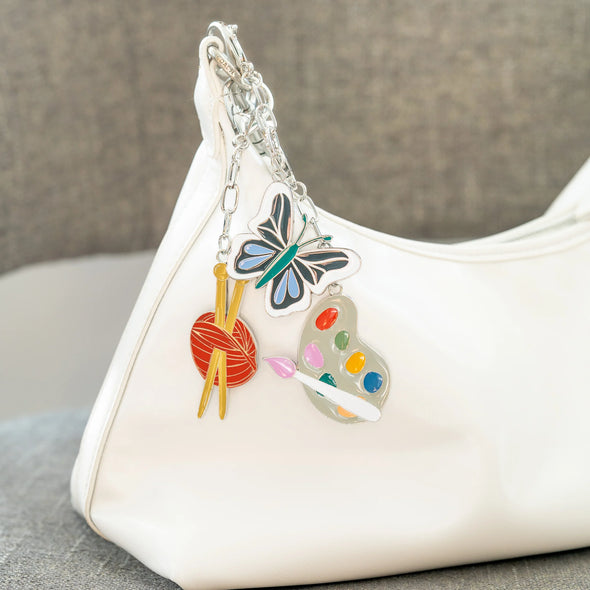 Enamel Bag Charms In 12 Options