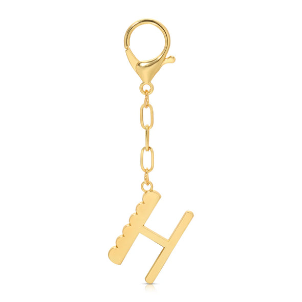 Enamel Initial Bag Charms