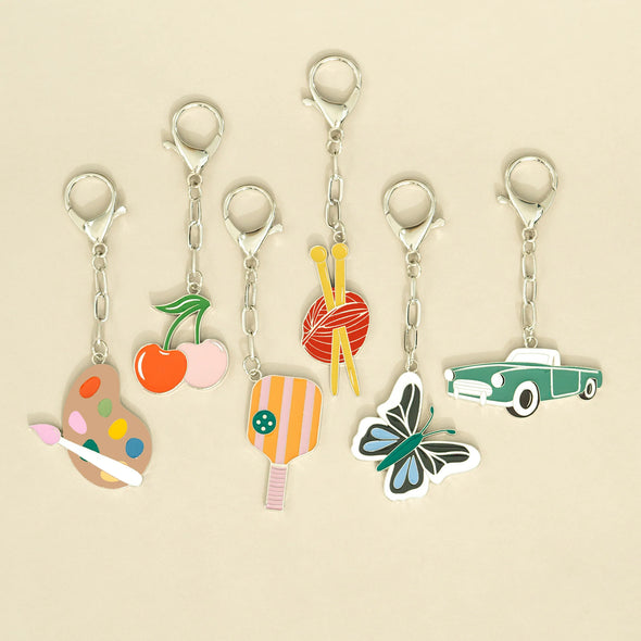 Enamel Bag Charms In 12 Options