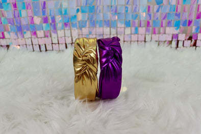 Metallic Knot Headband In 4 Colors
