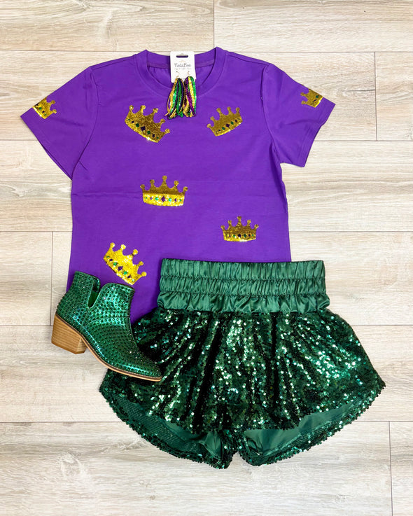 Mardi Gras Crown Takeover Tee (S-2XL)