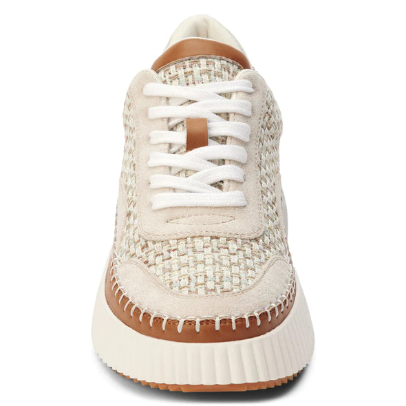 Go To Woven Platform Sneaker In Tan Or Natural