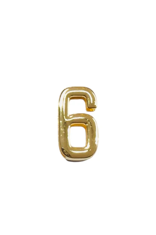 Initial Letter and Number Charms for Scarves