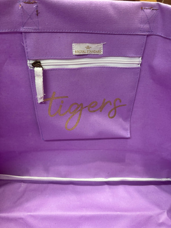Light Purple Tiger Tote