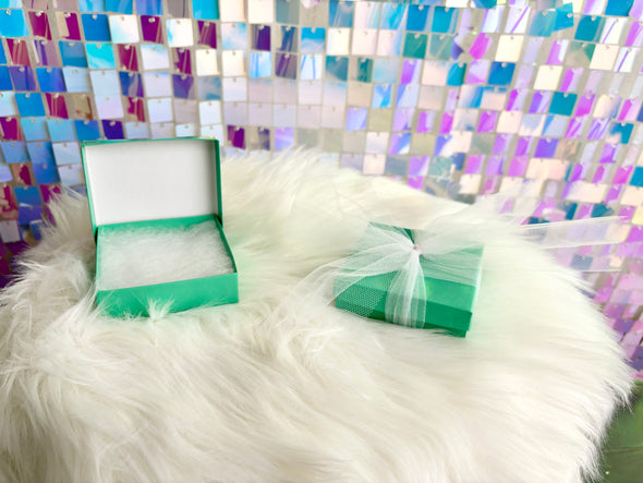 Small Teal Gift Box