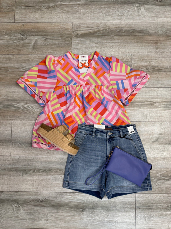 The Jasmine V Neck Top