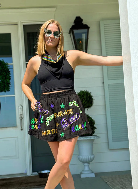 Adult Mardi Gras Explosion Skort (S-3XL)