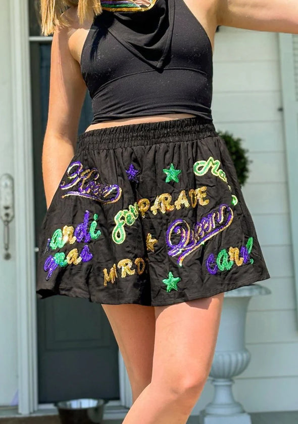 Adult Mardi Gras Explosion Skort (S-3XL)