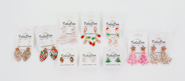 Christmas Tree Snack Acrylic Studs