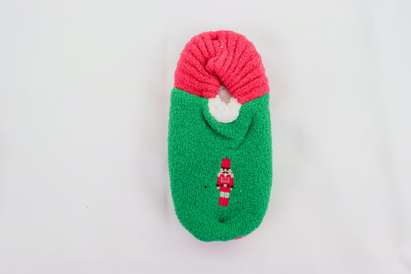 Christmas Fuzzy Slipper Sock In 4 Designs