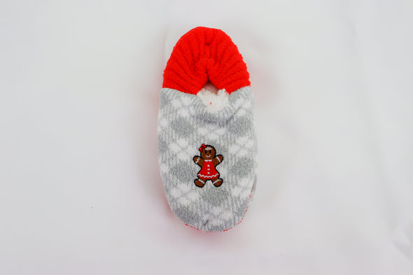 Christmas Fuzzy Slipper Sock In 4 Designs