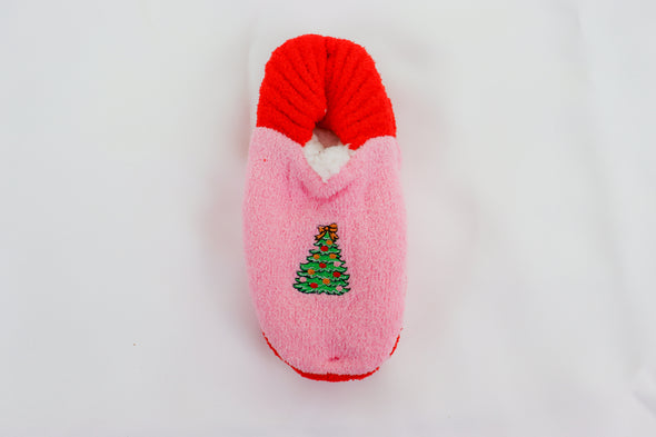 Christmas Fuzzy Slipper Sock In 4 Designs