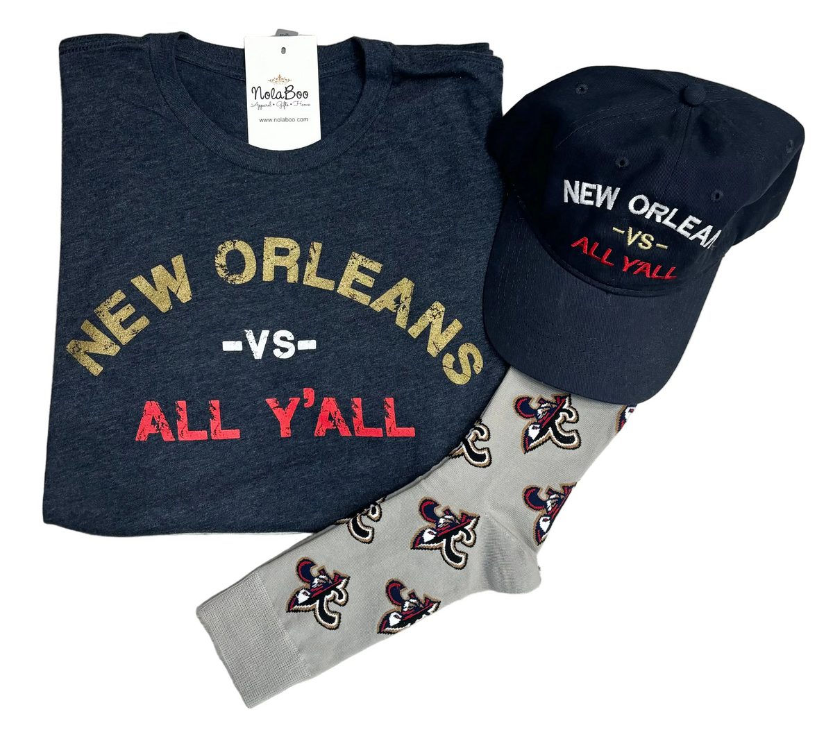 New Orleans vs All Y'all Pels Tee (S-XXL) – NOLA BOO