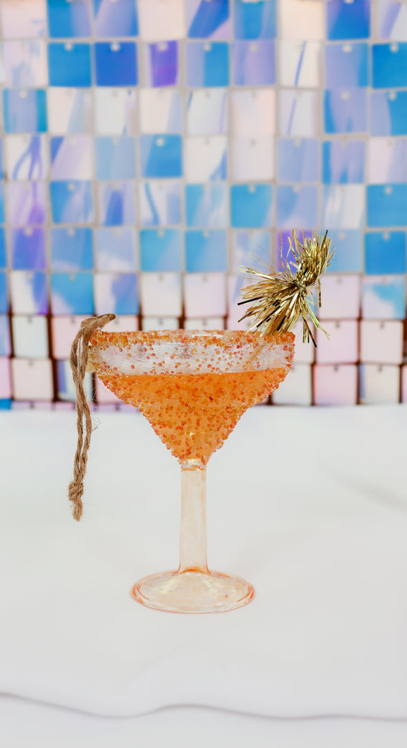 Glass Sparkling Spirits Ornament In 10 Colors