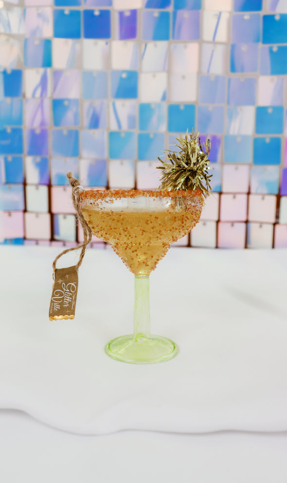 Glass Sparkling Spirits Ornament In 10 Colors
