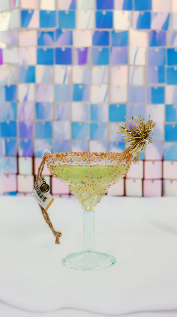 Glass Sparkling Spirits Ornament In 10 Colors