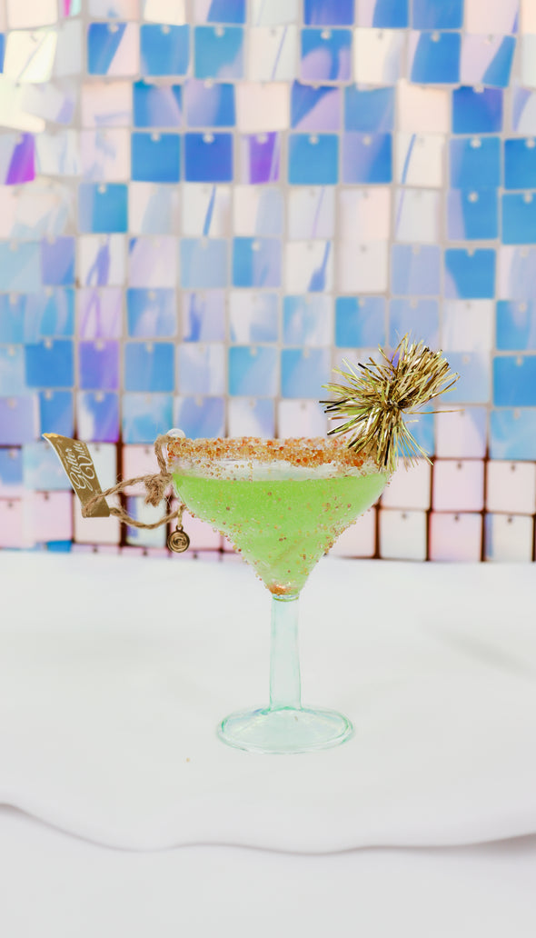 Glass Sparkling Spirits Ornament In 10 Colors