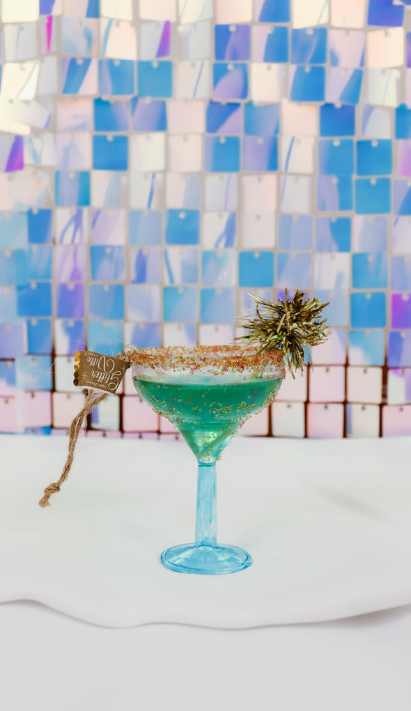 Glass Sparkling Spirits Ornament In 10 Colors