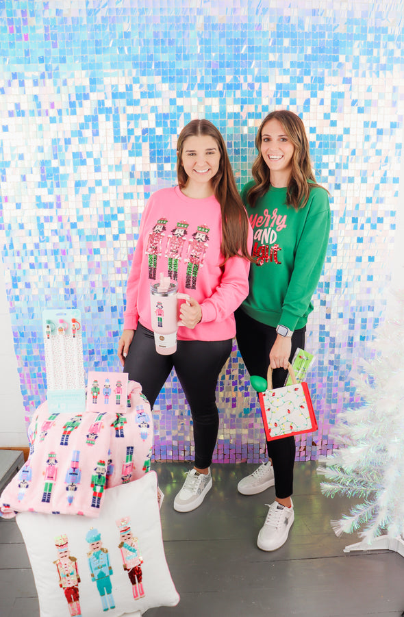 Merry & Bright Sequin Sweatshirt (XS-XL)