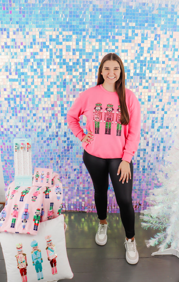 Nutcracker March Sequin Sweatshirt (XS-XL)