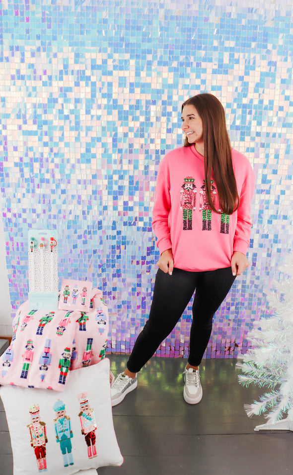 Nutcracker March Sequin Sweatshirt (XS-XL)