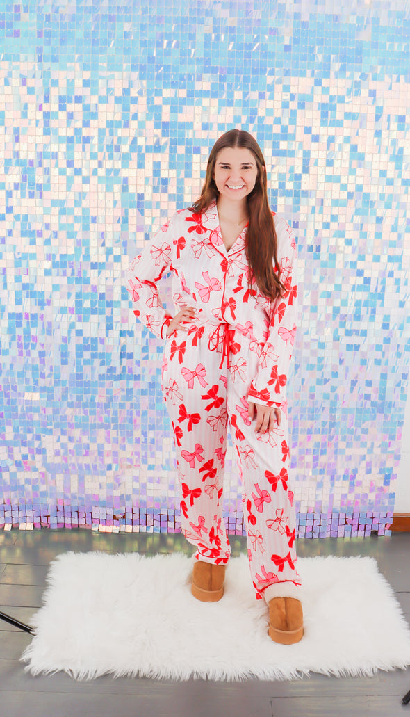 Charlotte More The Merrier Satin Pajama Set (XS-2XL)