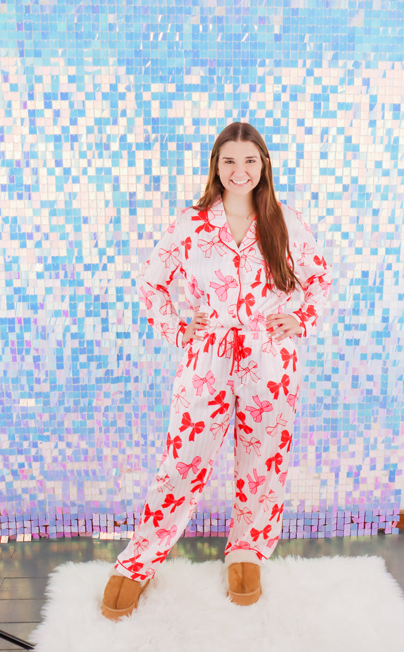 Charlotte More The Merrier Satin Pajama Set (XS-2XL)